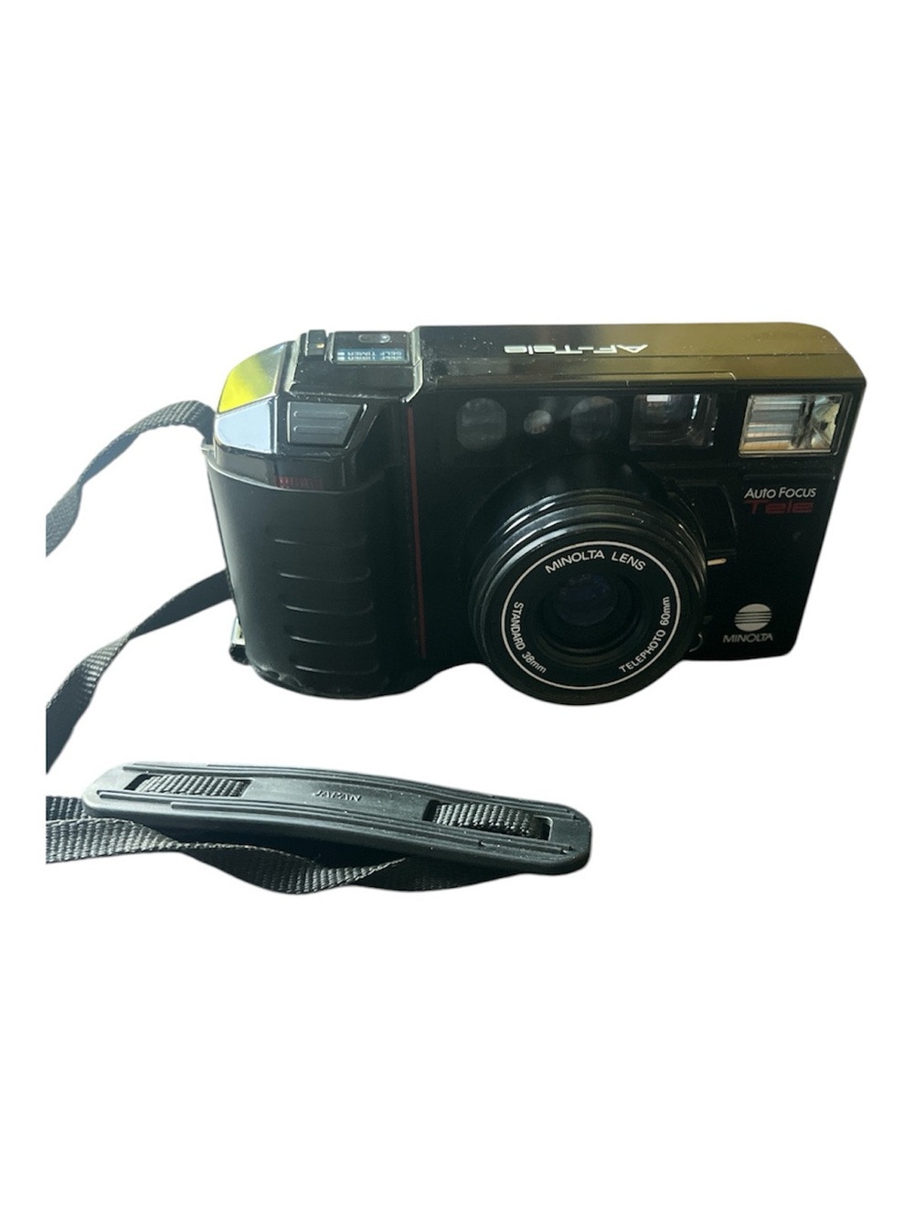 Minolta AF-RTC 35mm Film Camera in Black Untested